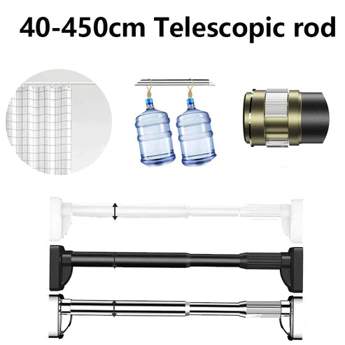 Drill-Free Adjustable Telescopic Rod™